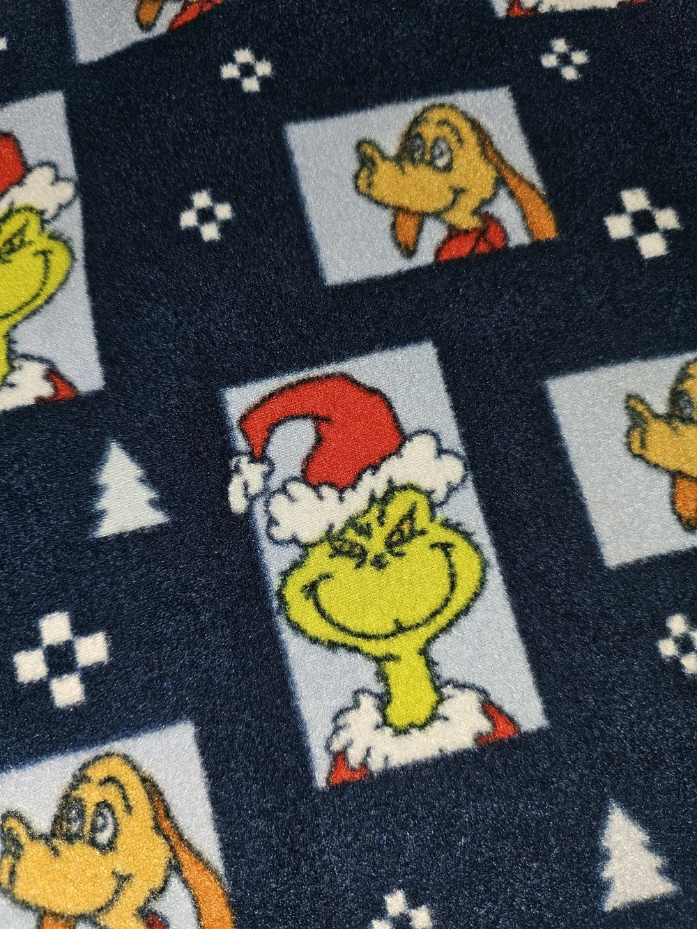 Komar Kids 'Big' Kids Navy Grinch Print Holiday Pajama Pants